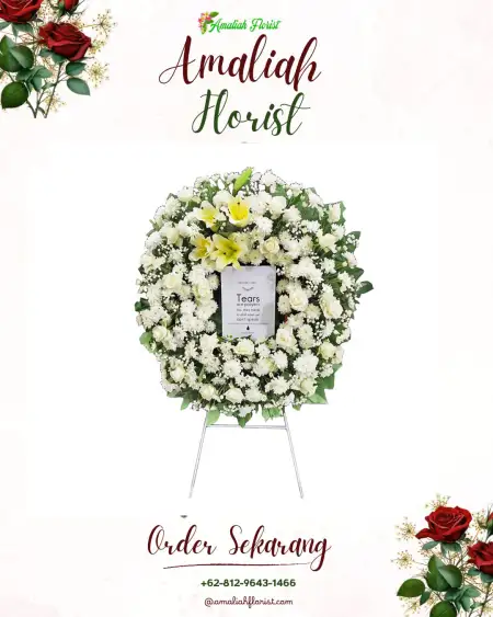 Krans Bunga Duka Klegenwonosari